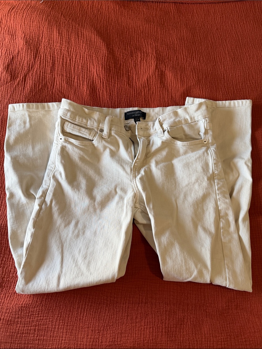 Banana Republic Off-White Skinny Women's Jeans